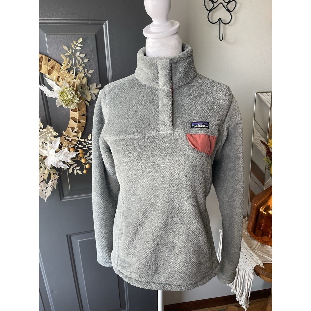 Patagonia Women's Re-Tool Snap-T Fleece Pullover Tailored Grey Medium
